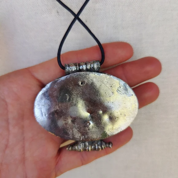 👁️ Vintage Evil Eye Pendant Necklace - Picture 5 of 9